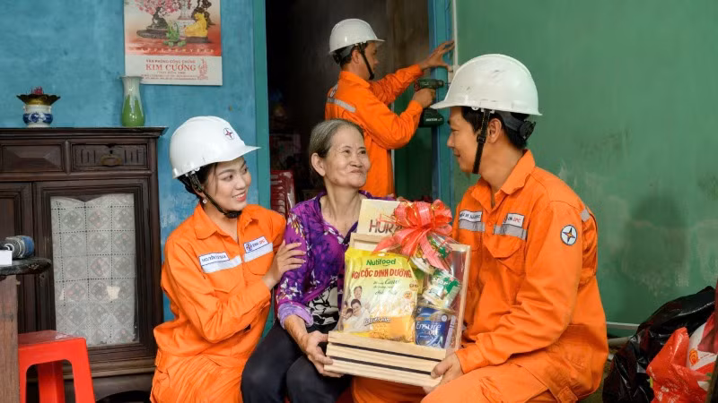 EVNSPC luôn dành nguồn lực triển khai các hoạt động an sinh xã hội, vì cộng đồng.