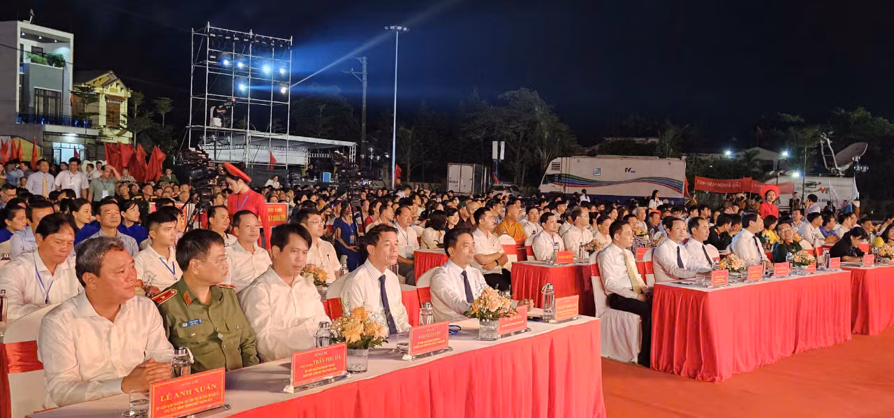 Các đại biểu dự ở điểm cầu Thanh Hóa.