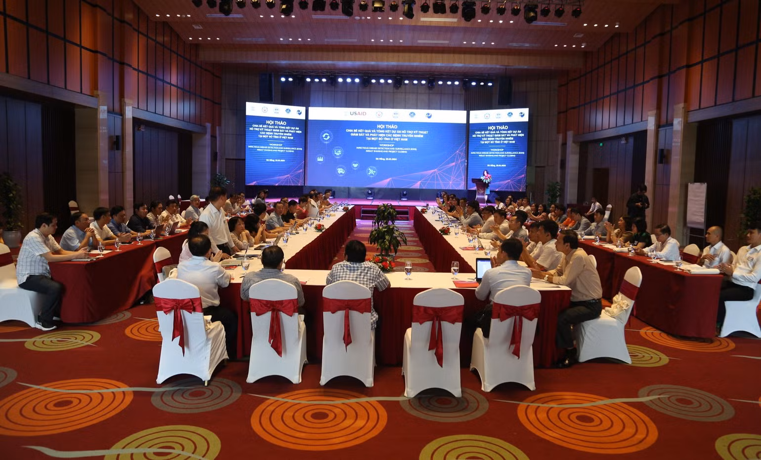 Quang cảnh hội thảo. (Ảnh: USAID Việt Nam) Quang cảnh hội thảo. (Ảnh: USAID Việt Nam)