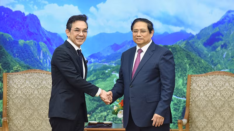 Thủ tướng Phạm Minh Chính tiếp Đại sứ Thái Lan Nikorndej Balankura. (Ảnh: TRẦN HẢI)