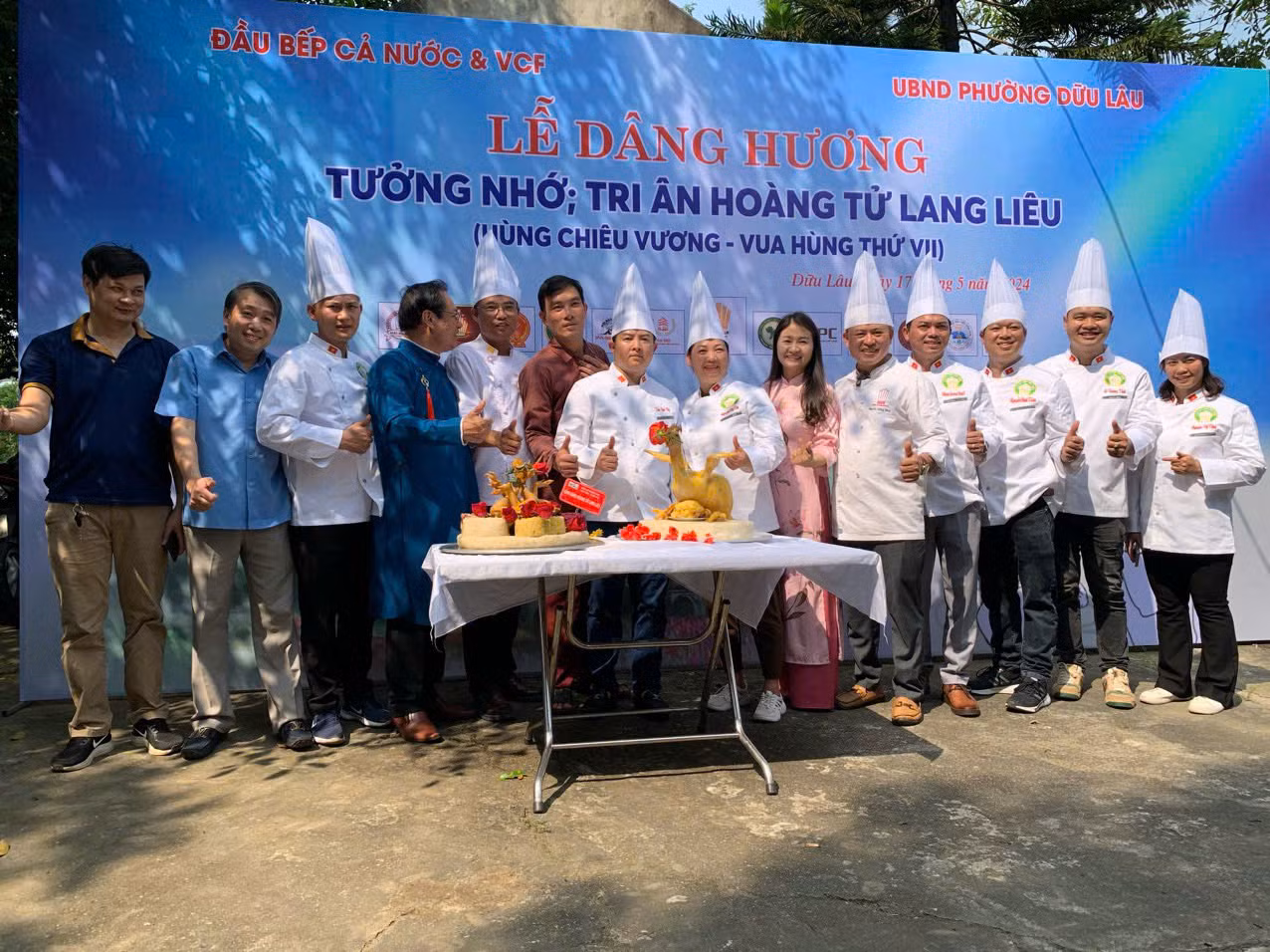 Kỷ lục 100 mâm lễ sẽ được xác lập tại sự kiện. (Ảnh: Ban Tổ chức)