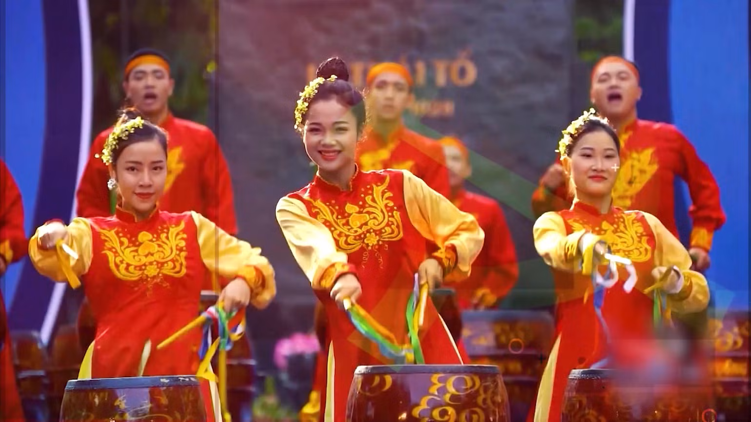 Một tiết mục biểu diễn của các nghệ sĩ trẻ trong chương trình.