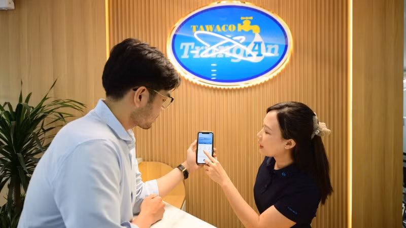 Hướng dẫn khách hàng tra cứu thông tin từ App CSKH SAWACO.