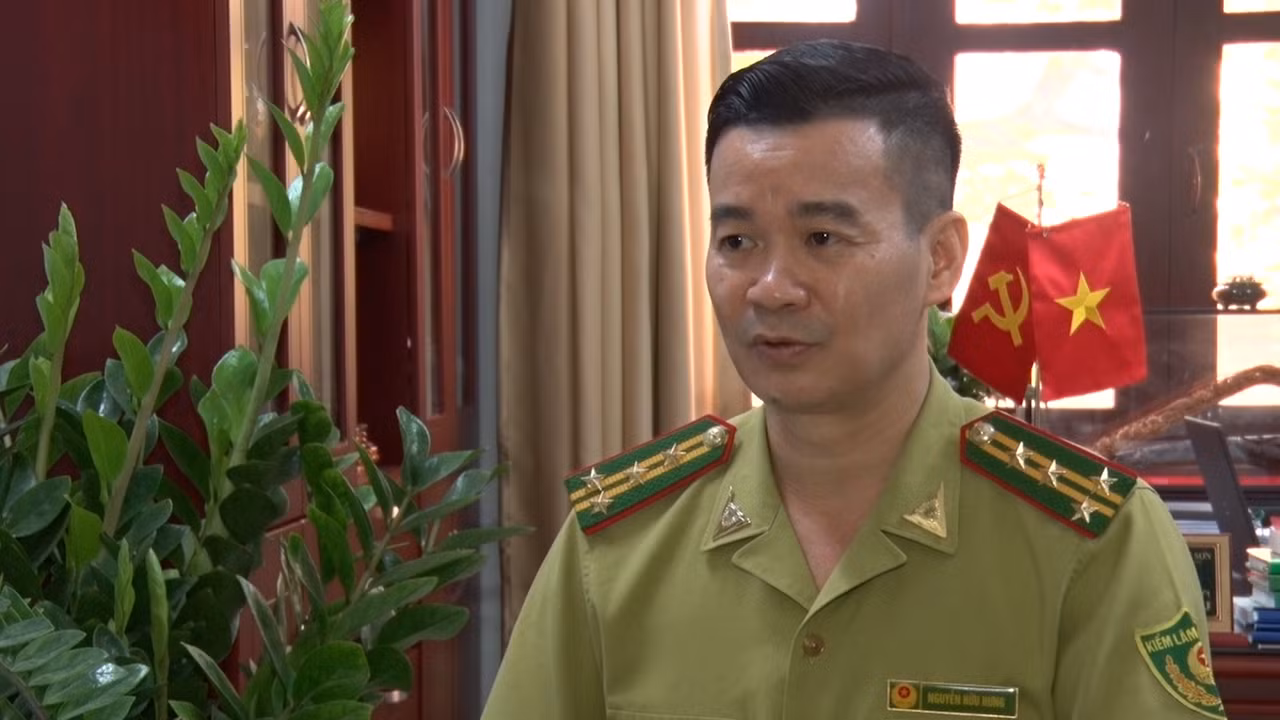 Ông Nguyễn Hữu Hưng, Chi cục trưởng Chi cục Kiểm lâm tỉnh Lạng Sơn.