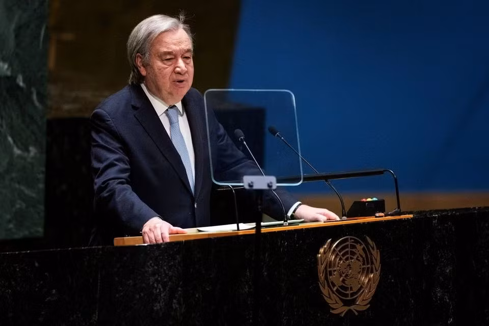 Tổng Thư ký Liên hợp quốc Antonio Guterres. Ảnh: Reuters Tổng Thư ký Liên hợp quốc Antonio Guterres. Ảnh: Reuters