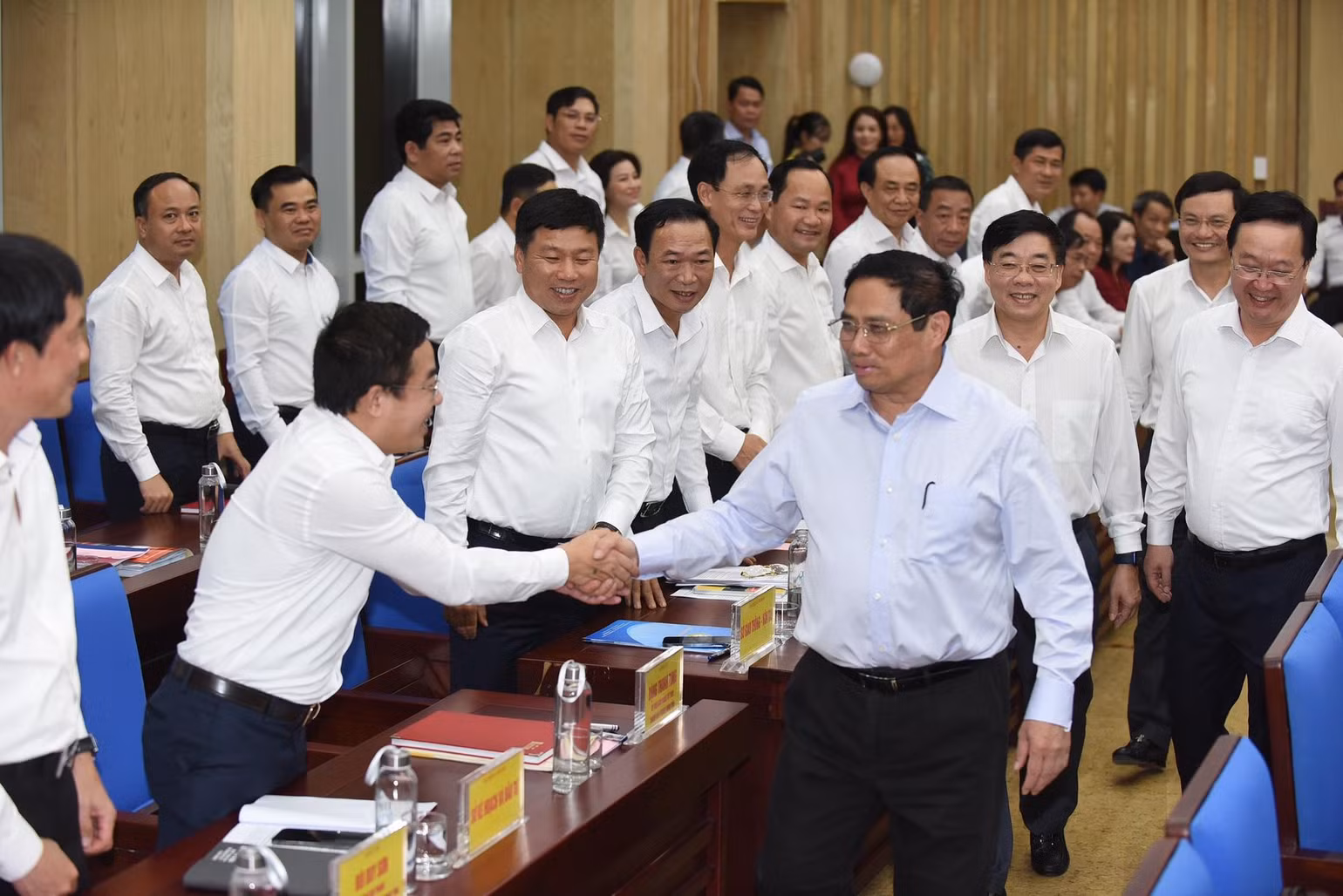 Thủ tướng Phạm Minh Chính làm việc với Ban Thường vụ Tỉnh ủy Nghệ An. Thủ tướng Phạm Minh Chính làm việc với Ban Thường vụ Tỉnh ủy Nghệ An.