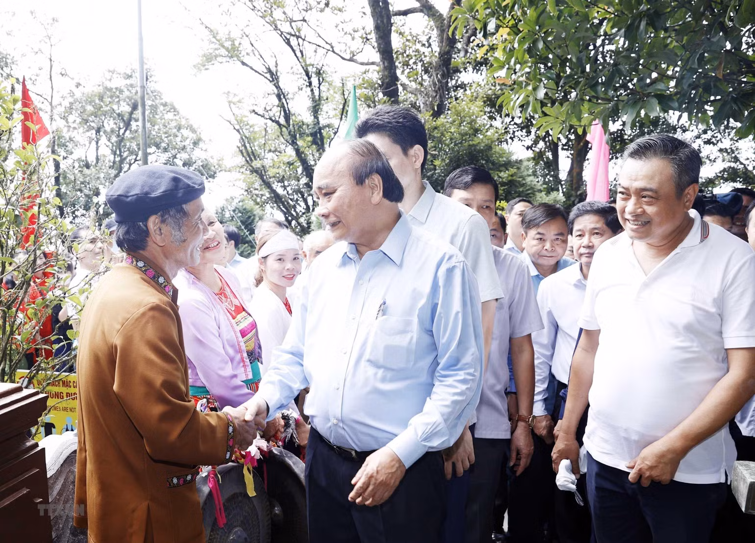 Hoạt động của Chủ tịch nước tại Đền thờ Bác Hồ.