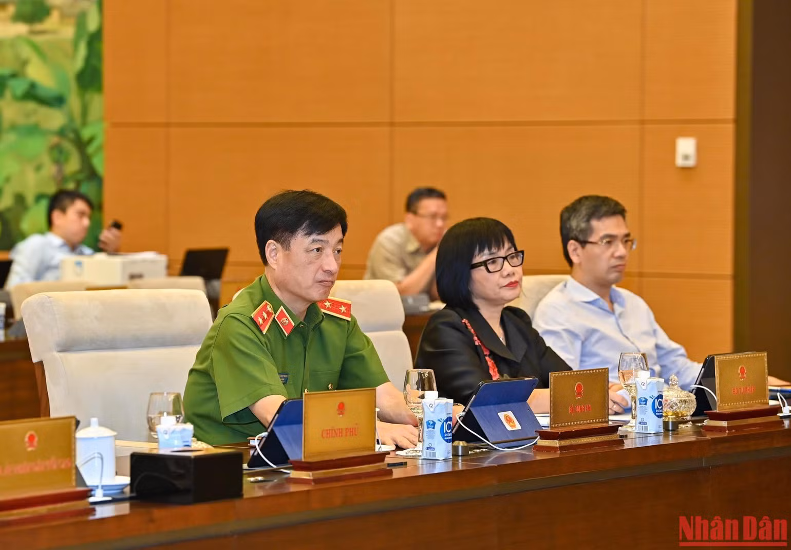 Các đại biểu dự phiên họp.