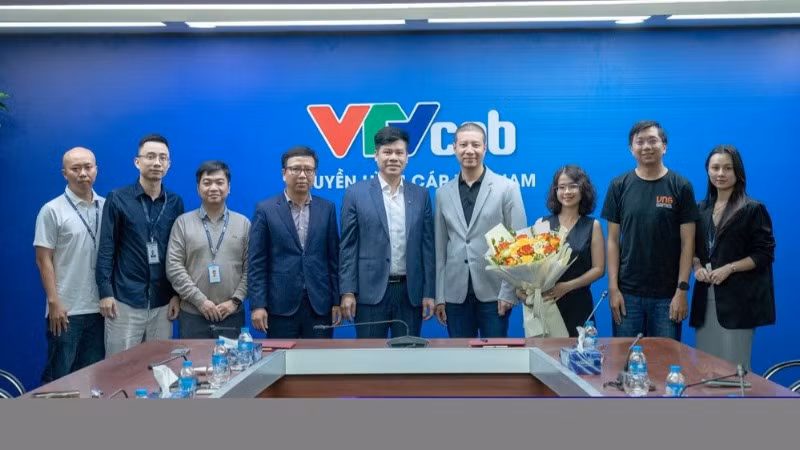 Buổi lễ ký kết thỏa thuận hợp tác chiến lược giữa VTVCab và VNGGames.