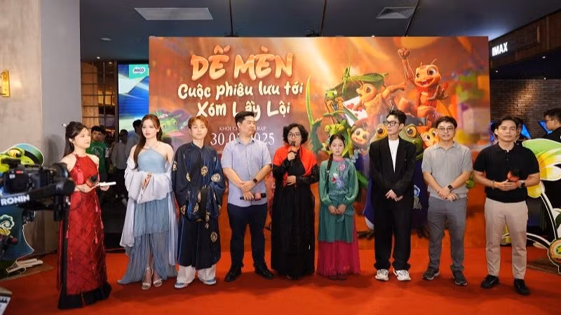 “Dế Mèn: Cuộc phiêu lưu tới xóm Lầy Lội" là bộ phim 100% “made in Việt Nam”. (Ảnh: ĐOÀN PHIM CUNG CẤP) “Dế Mèn: Cuộc phiêu lưu tới xóm Lầy Lội" là bộ phim 100% “made in Việt Nam”. (Ảnh: ĐOÀN PHIM CUNG CẤP)
