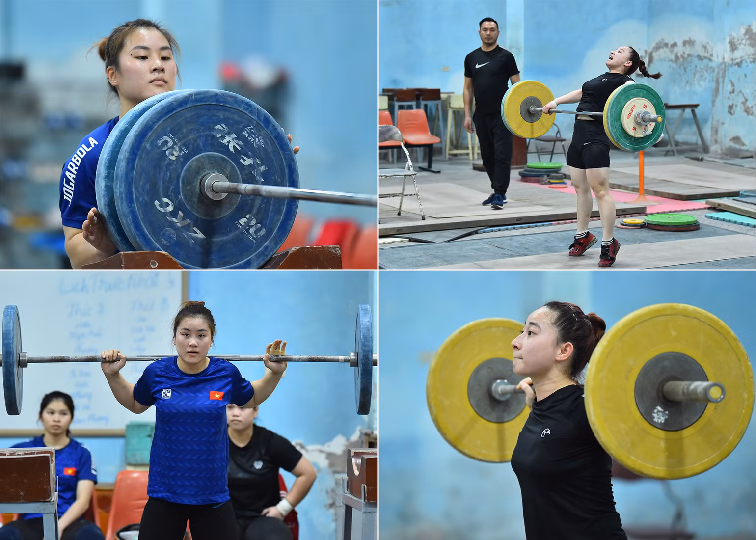 Không chỉ rèn luyện về mặt thể chất, những thành viên trong đội tuyển cử tạ cũng chuẩn bị tâm lý vững vàng để có phong độ tốt nhất khi thi đấu. Không chỉ rèn luyện về mặt thể chất, những thành viên trong đội tuyển cử tạ cũng chuẩn bị tâm lý vững vàng để có phong độ tốt nhất khi thi đấu.