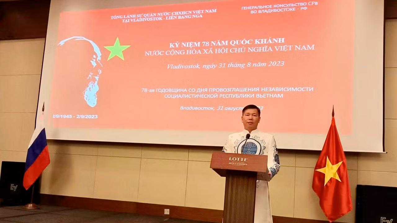Tổng lãnh sự Nguyễn Đăng Hiền phát biểu tại sự kiện.