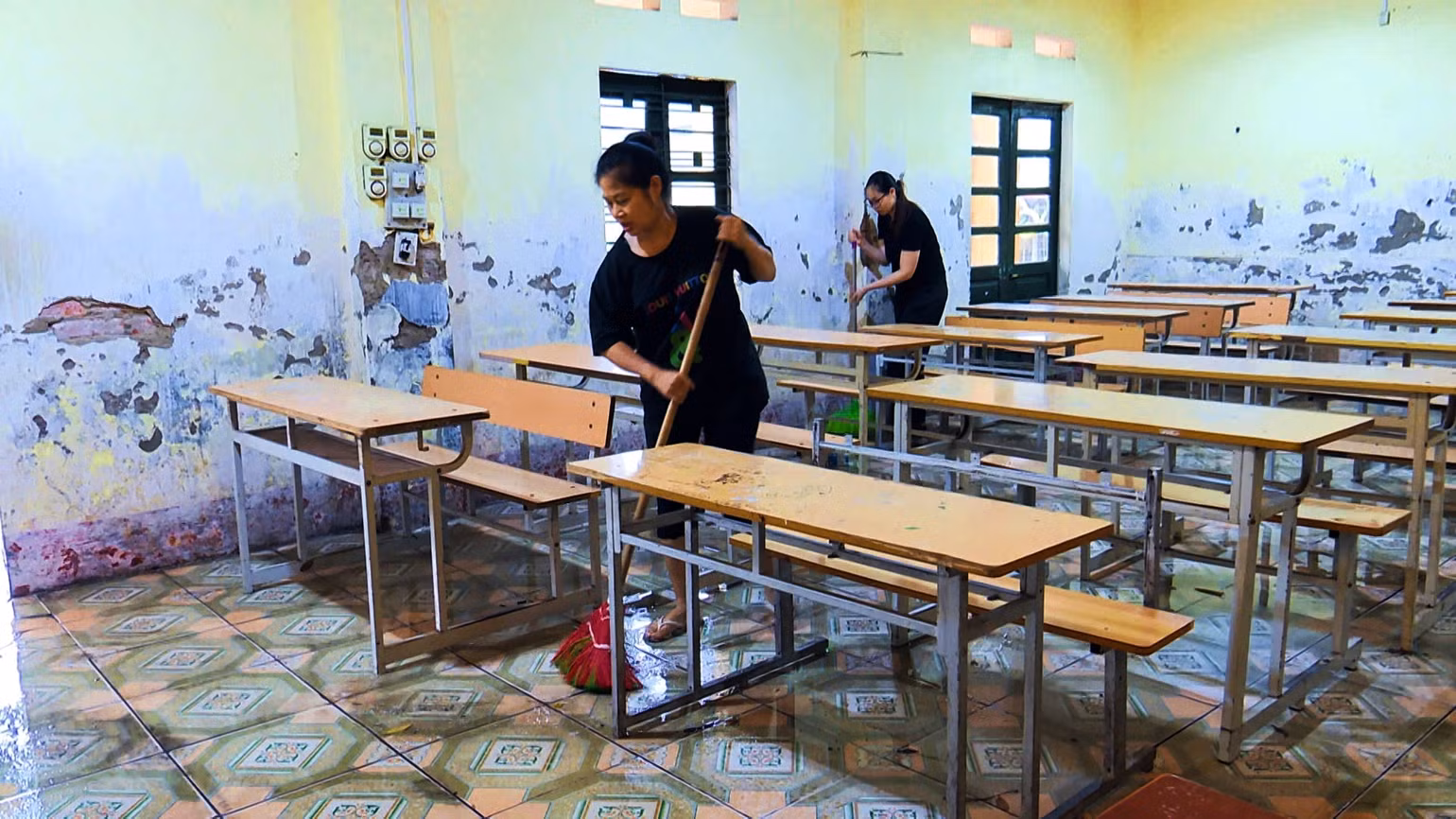 Các lớp học dần sạch sẽ. Các lớp học dần sạch sẽ.