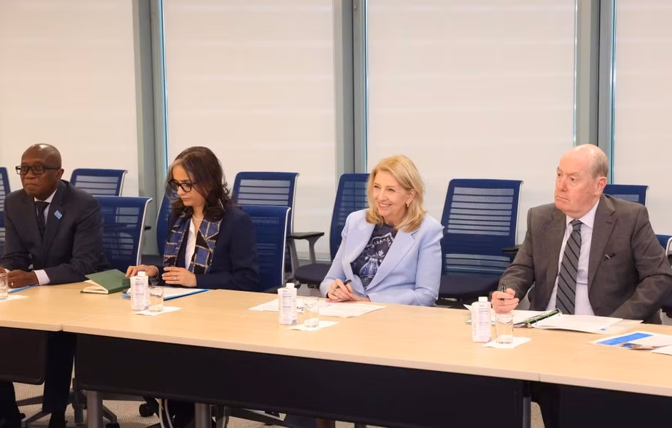 Giám đốc điều hành Quỹ Nhi đồng Liên hợp quốc (UNICEF) Catherine M.Russell phát biểu. (Ảnh: TTXVN)