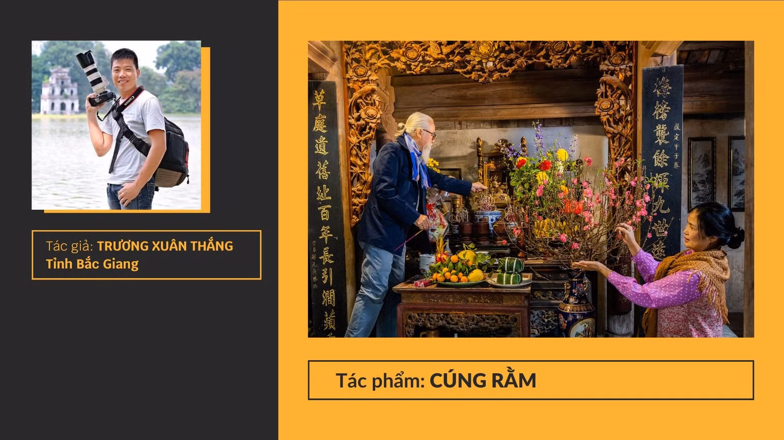 “Cúng rằm”, Trương Xuân Thắng, giải Ba.