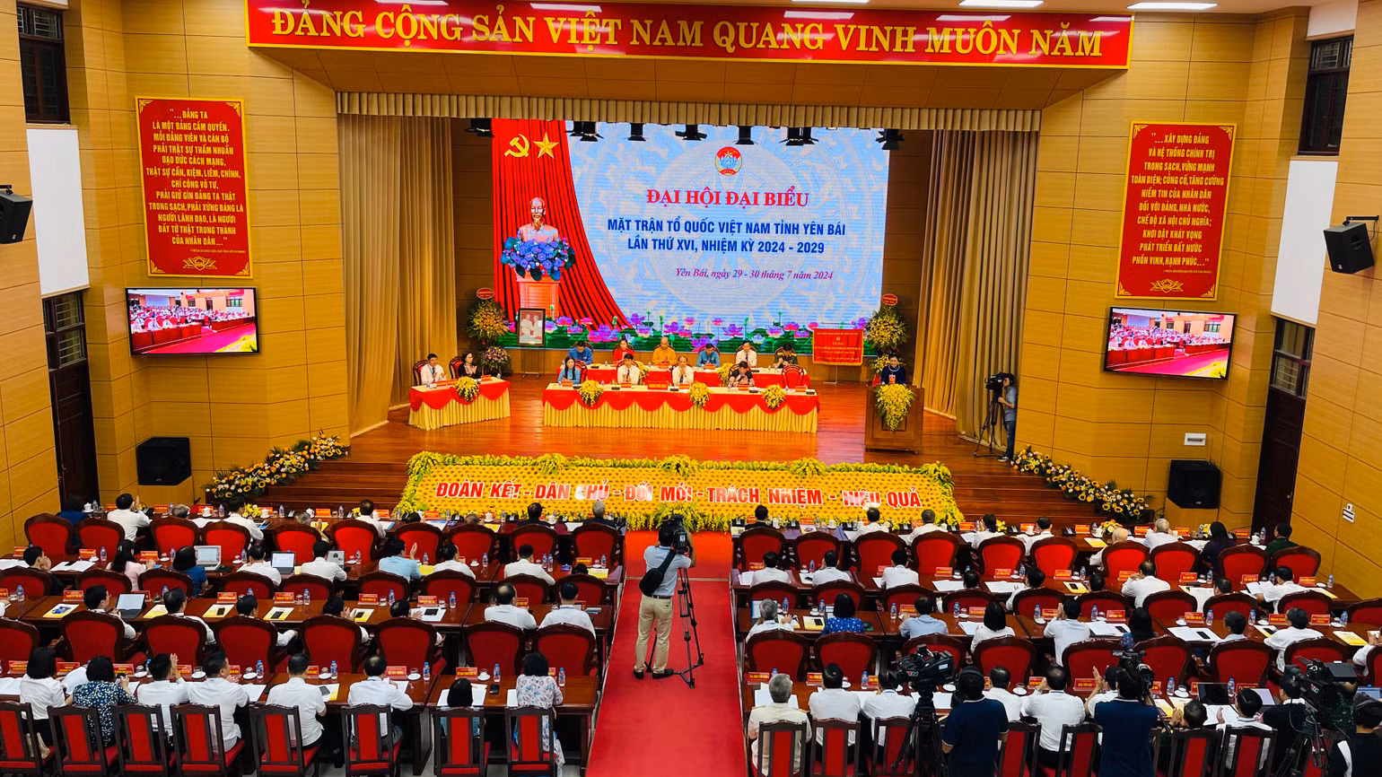 Toàn cảnh đại hội. (Ảnh: THANH SƠN) Toàn cảnh đại hội. (Ảnh: THANH SƠN)