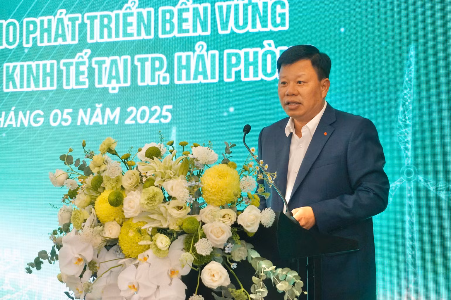Ông Lê Trung Kiên, Trưởng Ban quản lý Khu kinh tế Hải Phòng.