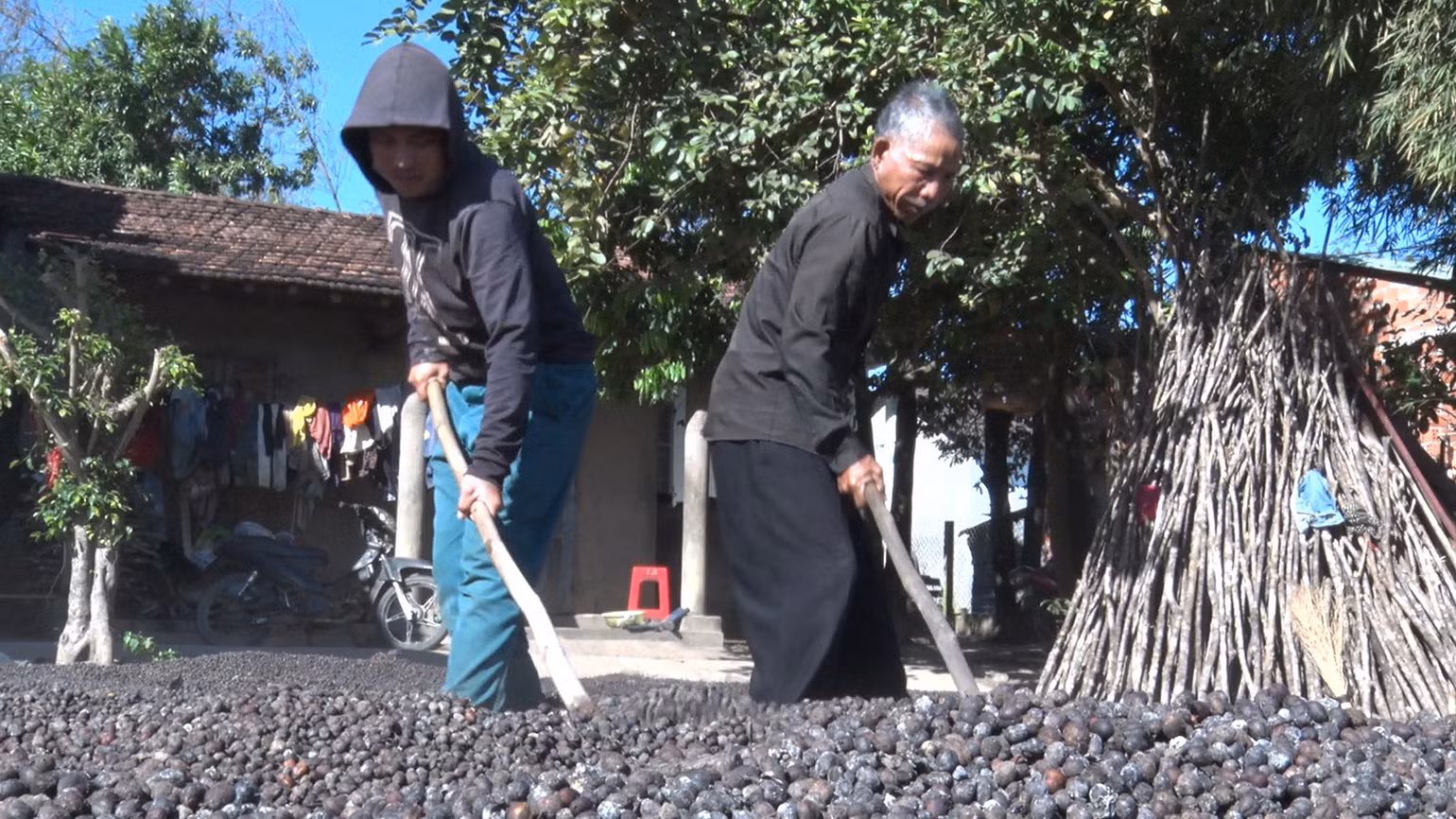 Già làng A H'Lơn (phải), tấm gương tiêu biểu trong phát triển kinh tế.
