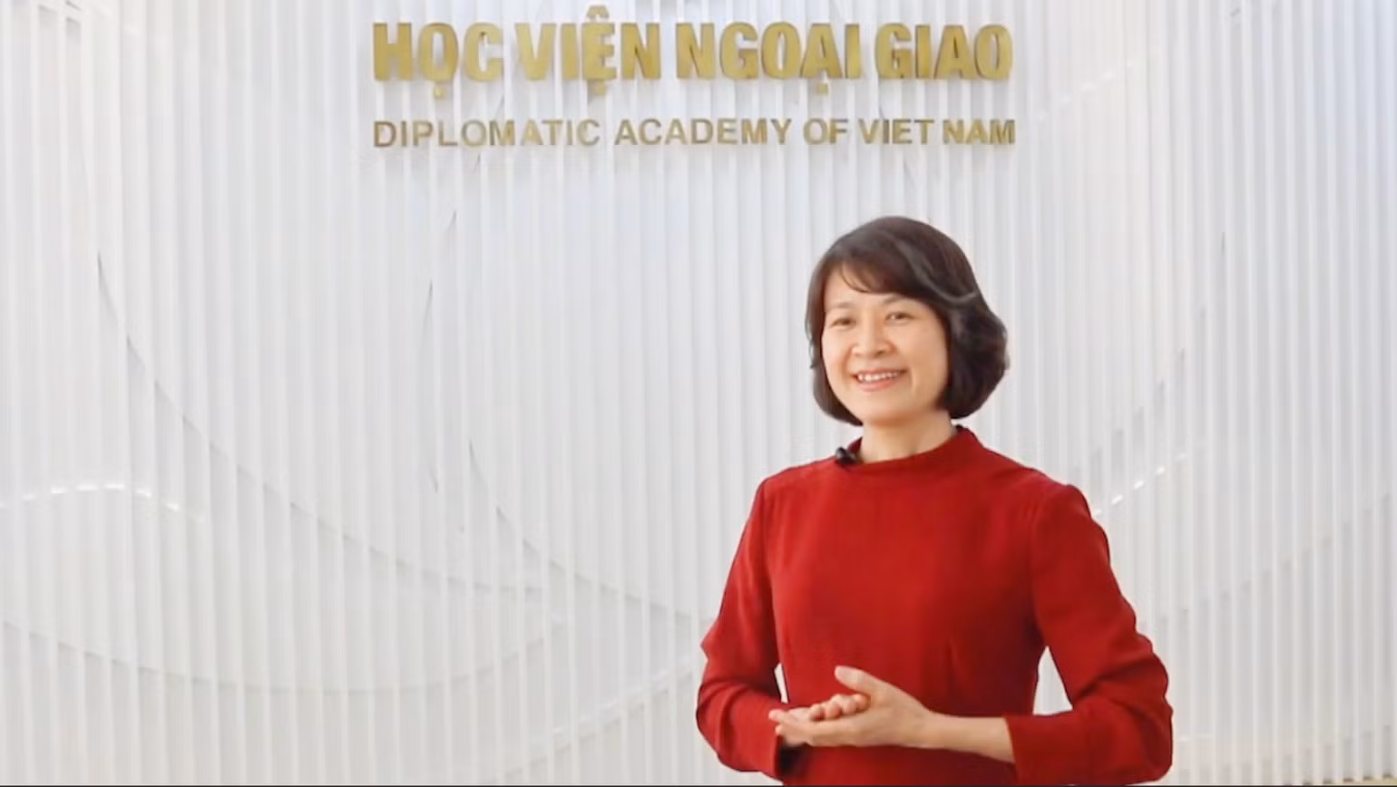 Tiến sĩ Nguyễn Thị Thìn, Phó Giám đốc Học viện Ngoại giao. Tiến sĩ Nguyễn Thị Thìn, Phó Giám đốc Học viện Ngoại giao.