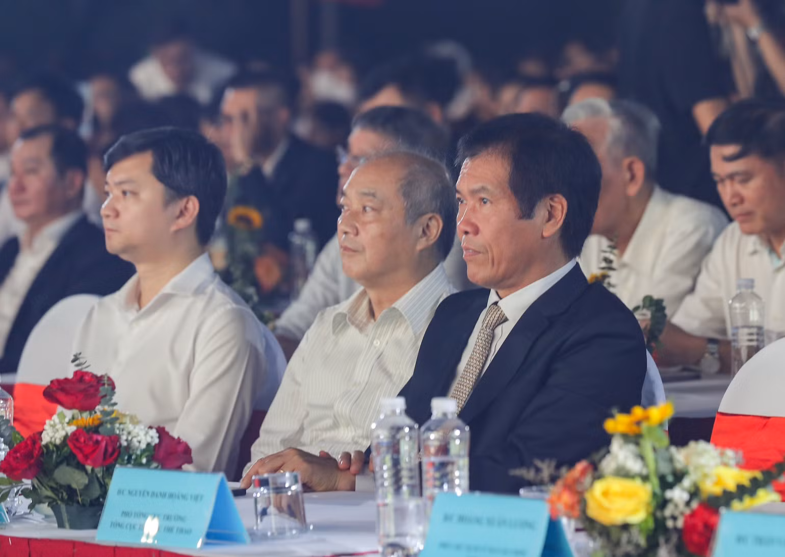 Phó Tổng cục trưởng Tổng cục Thể dục Thể thao Việt Nam Trần Đức Phấn tham dự buổi lễ. Phó Tổng cục trưởng Tổng cục Thể dục Thể thao Việt Nam Trần Đức Phấn tham dự buổi lễ.