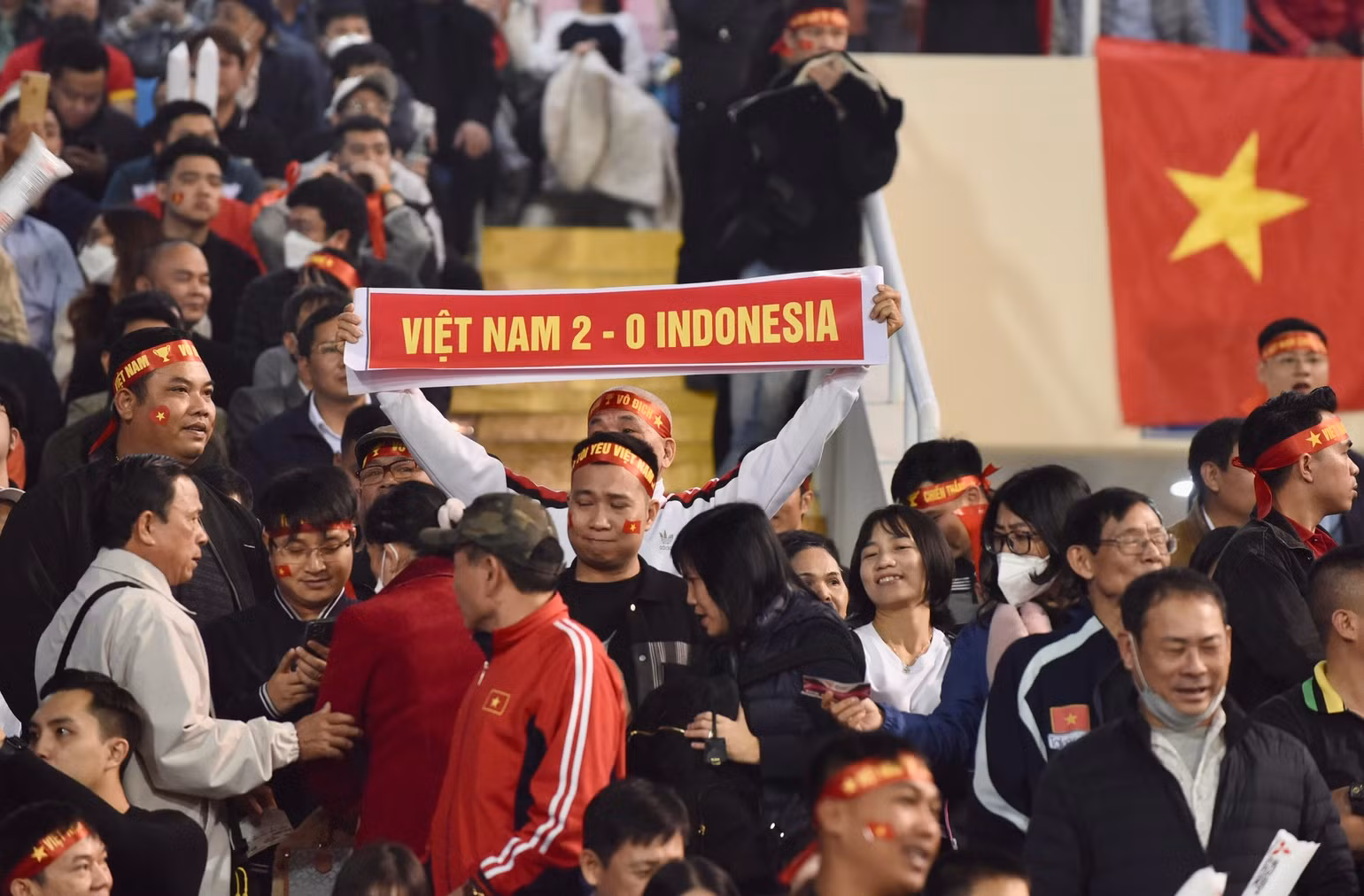 Chiến thắng 2-0 nằm trong dự đoán của một cổ động viên.