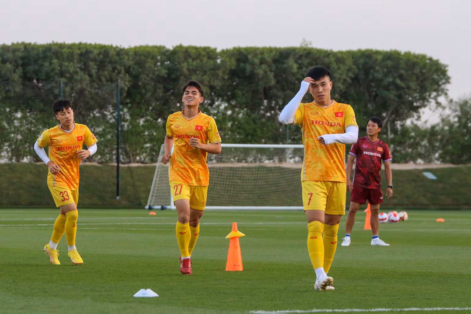 U23 Việt Nam hướng tới trận ra quân gặp U23 Iraq. (Ảnh: VFF)
