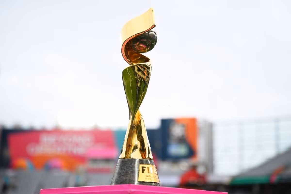 Cúp vàng vô địch World Cup nữ 2023. (Ảnh: Getty)