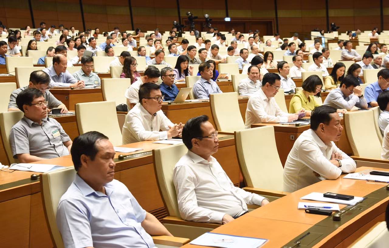 Đại biểu tham dự hội nghị. (Ảnh: TRẦN HẢI) Đại biểu tham dự hội nghị. (Ảnh: TRẦN HẢI)