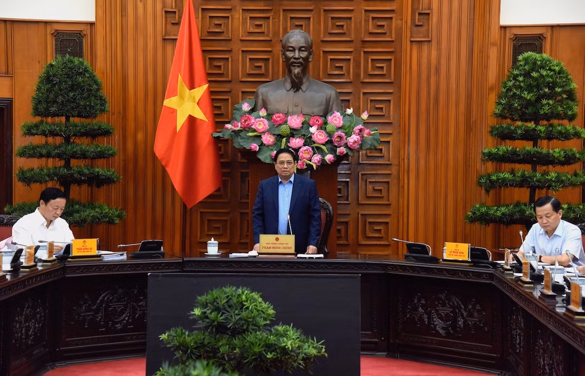 Thủ tướng Phạm Minh Chính dự và chủ trì hội nghị