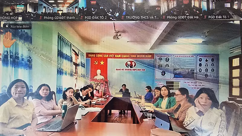 Đại biểu tại các điểm cầu tích cực trao đổi về những nội dung mới tại Thông tư số 29. Đại biểu tại các điểm cầu tích cực trao đổi về những nội dung mới tại Thông tư số 29.