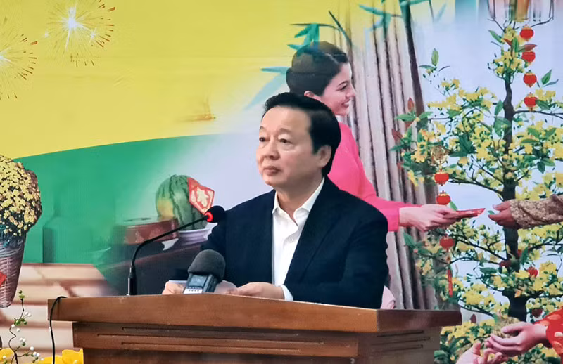 Phó Thủ tướng Trần Hồng Hà phát biểu tại chương trình.