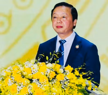 Phó Thủ tướng Trần Hồng Hà phát biểu tại lễ công bố.
