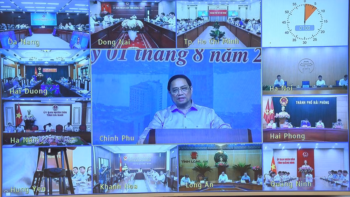 Hội nghị được truyền trực tuyến tới các điểm cầu Ủy ban nhân dân 19 tỉnh, thành phố trực thuộc Trung ương.