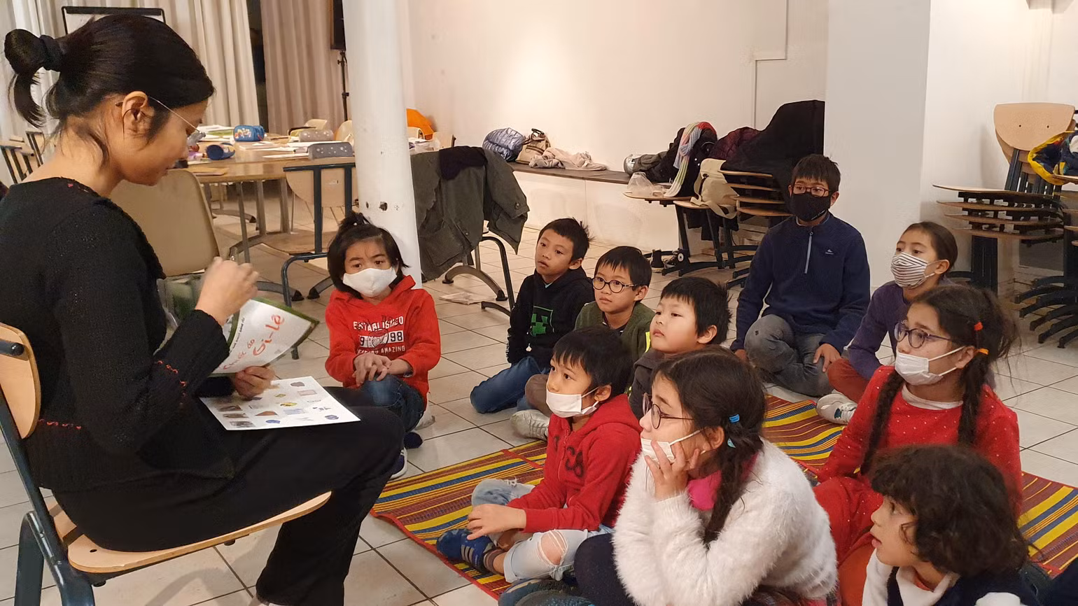 Một buổi học của nhóm Cánh Diều.