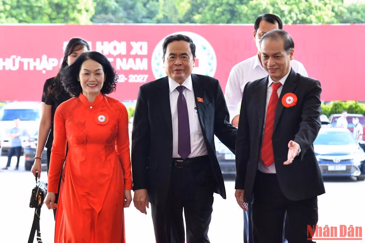 Phó Chủ tịch Thường trực Quốc hội Trần Thanh Mẫn đến dự đại hội.