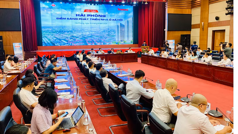 Hội thảo "Hải Phòng - Điểm sáng phát triển nhà ở xã hội". Hội thảo "Hải Phòng - Điểm sáng phát triển nhà ở xã hội".
