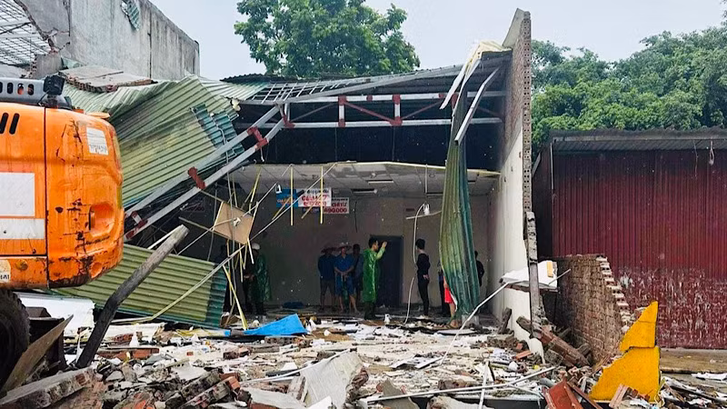 Không có người dân sinh sống và không có tài sản trong khu vực tháo dỡ.