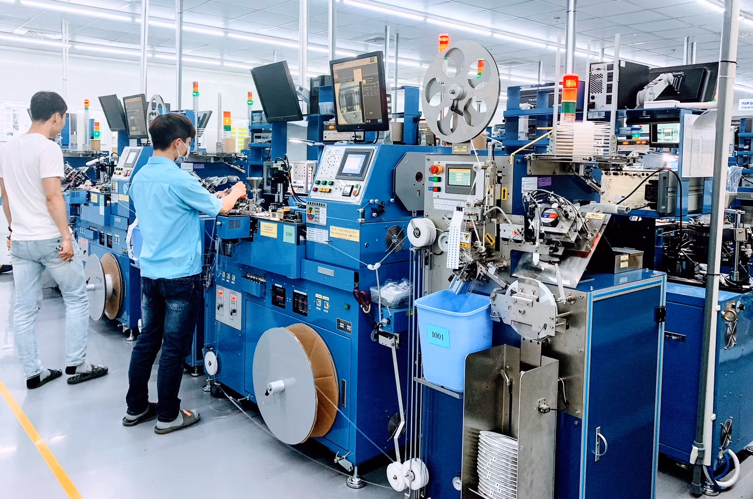 Các doanh nghiệp trong Khu công nghiệp Vsip Hải Phòng vẫn hoạt động liên tục, ổn định.