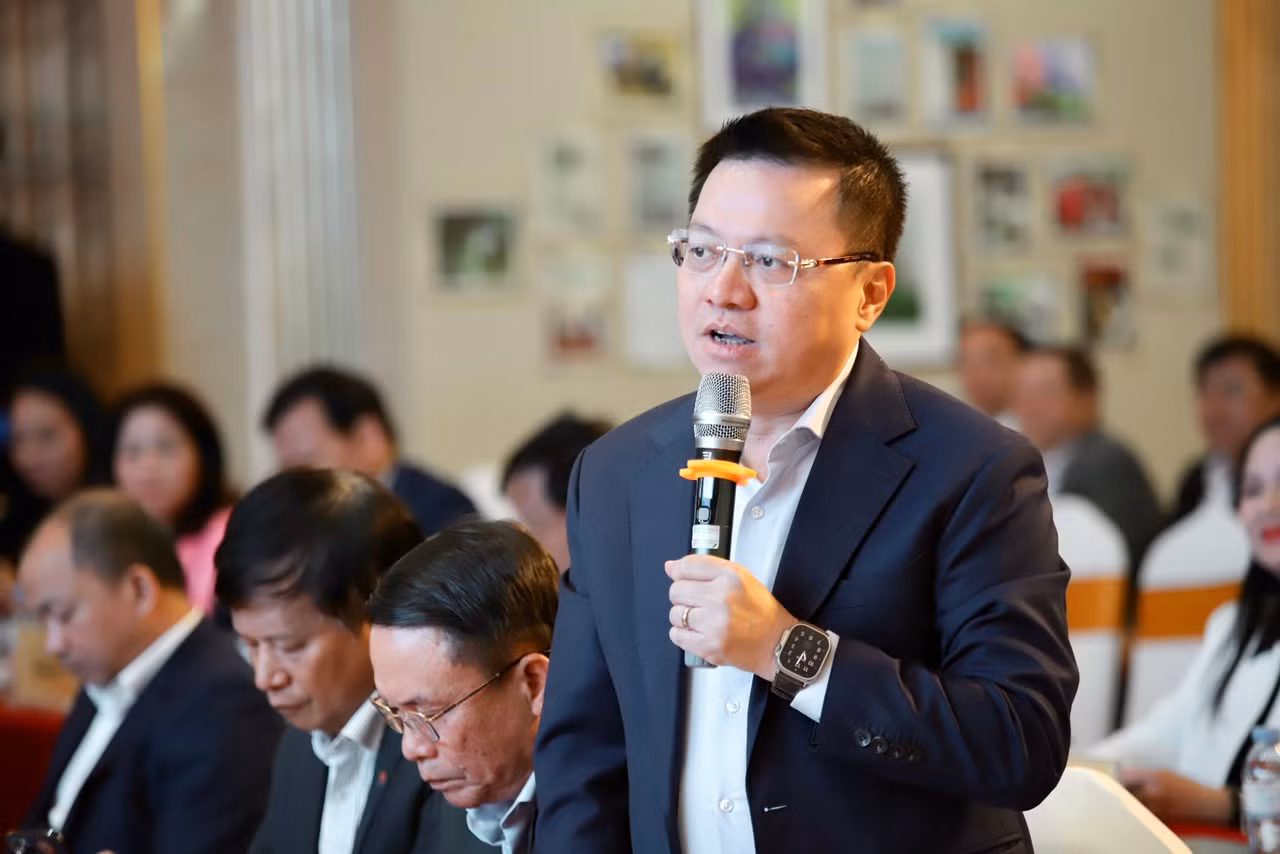 Đồng chí Lê Quốc Minh phát biểu tại Hội nghị. (Ảnh: Nguyễn Tuấn)