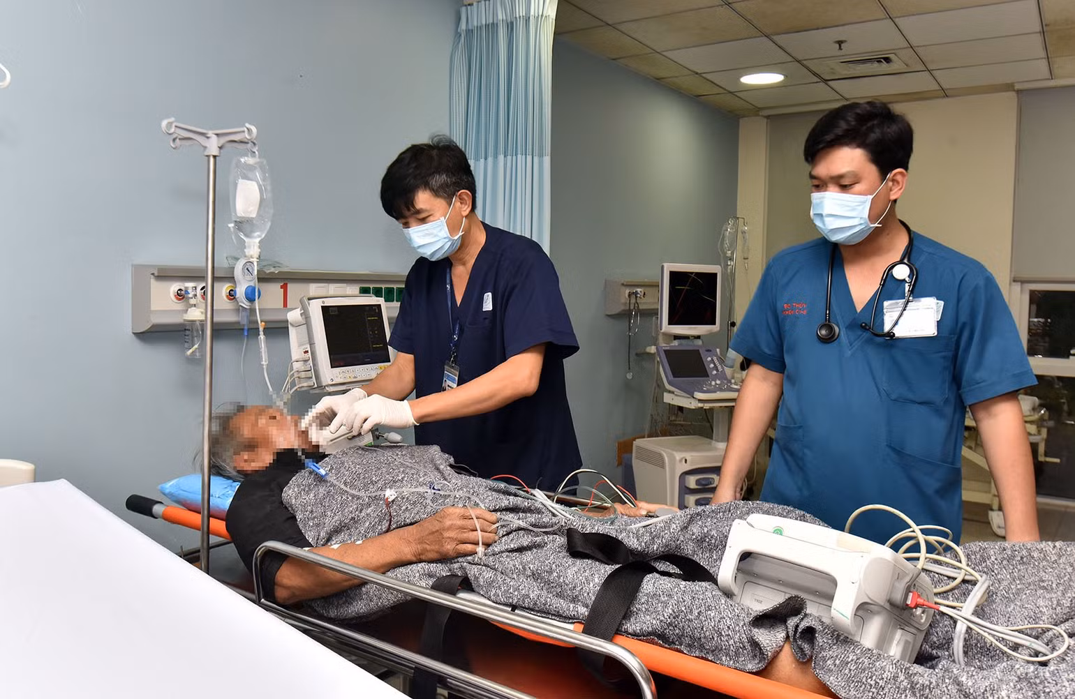 Bệnh nhân đang được tiếp tục điều trị tại Bệnh viện quân y 175. (Ảnh: Bệnh viện cung cấp) Bệnh nhân đang được tiếp tục điều trị tại Bệnh viện quân y 175. (Ảnh: Bệnh viện cung cấp)