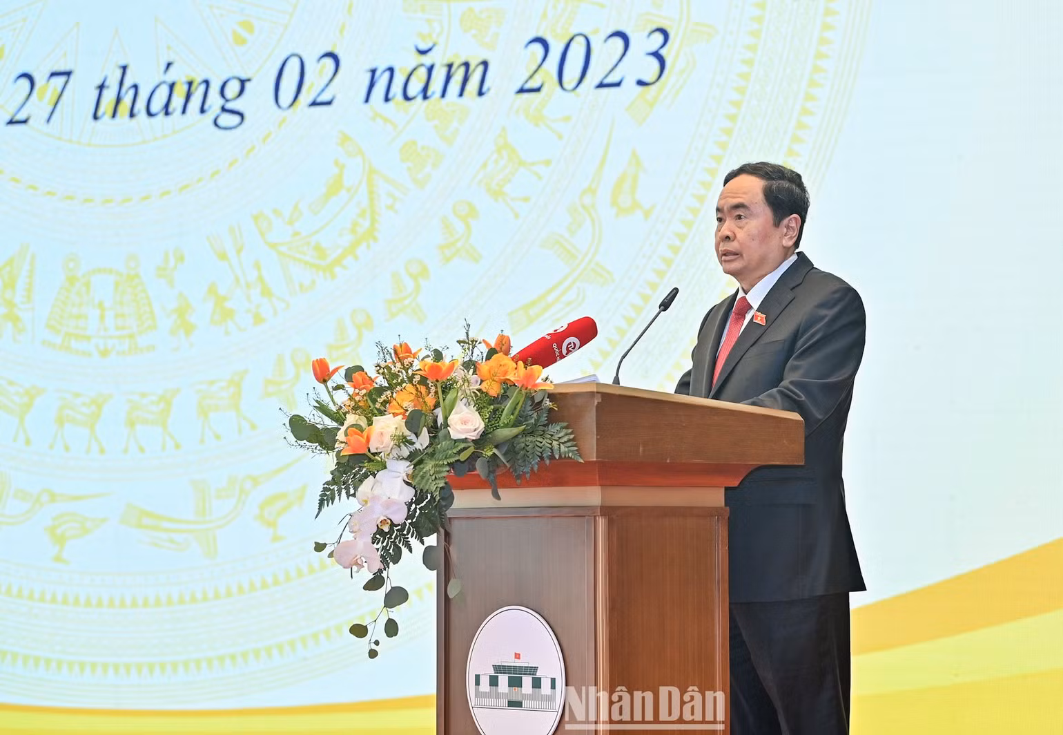 Phó Chủ tịch Thường trực Quốc hội Trần Thanh Mẫn phát biểu chỉ đạo Hội nghị.