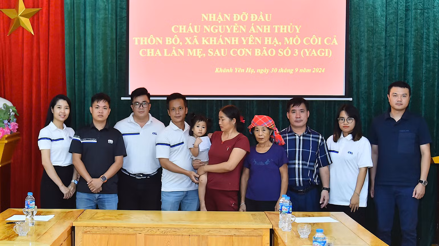 Doanh nghiệp và các nhà hảo tâm đồng lòng cam kết nuôi dạy cháu Nguyễn Ánh Thủy trưởng thành. Doanh nghiệp và các nhà hảo tâm đồng lòng cam kết nuôi dạy cháu Nguyễn Ánh Thủy trưởng thành.