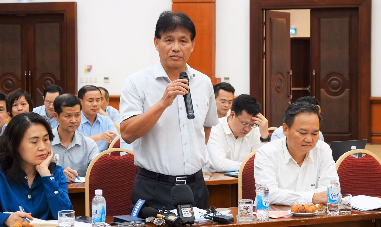 Phó Tổng cục trưởng Tổng cục Thuế Đặng Ngọc Minh phát biểu tại họp báo thường kỳ Quý II/2024 của Bộ Tài chính. Ảnh: mof.gov.vn