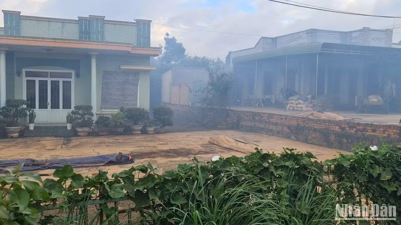 Ô nhiễm môi trường khói bụi từ hoạt động các lò sấy cà-phê tự phát ở Đắk Nông khiến phát sinh đơn thư khiếu kiện kéo dài. Ô nhiễm môi trường khói bụi từ hoạt động các lò sấy cà-phê tự phát ở Đắk Nông khiến phát sinh đơn thư khiếu kiện kéo dài.