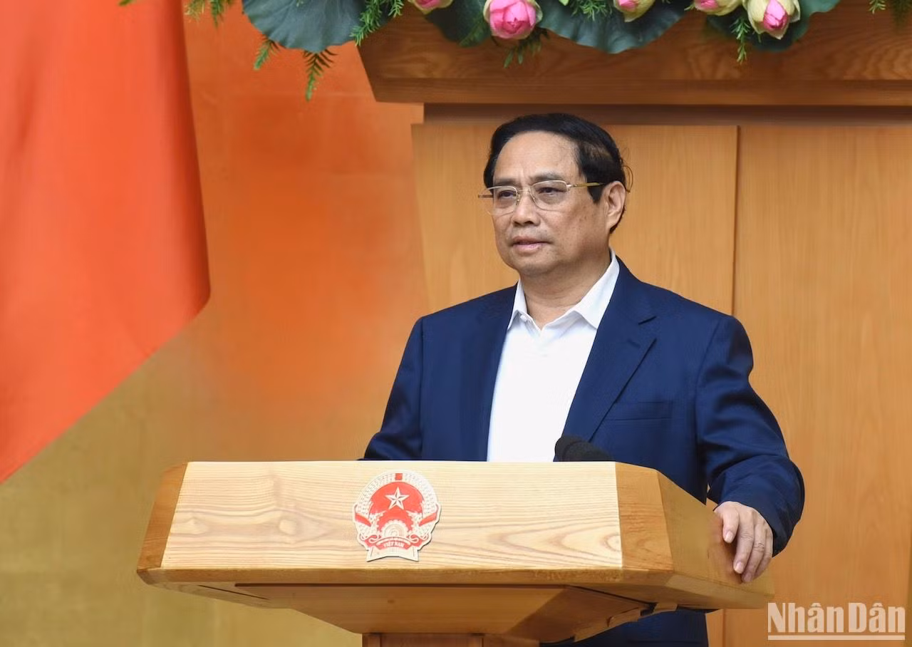 Thủ tướng Phạm Minh Chính phát biểu chỉ đạo.