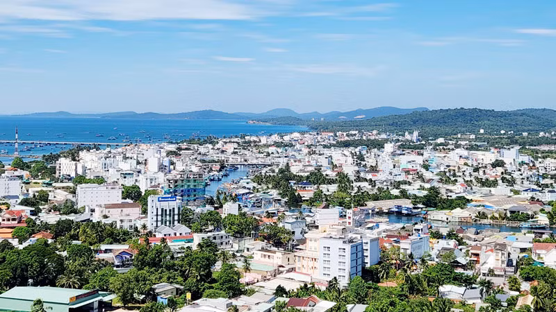 Một góc phường Dương Đông, thành phố Phú Quốc.
