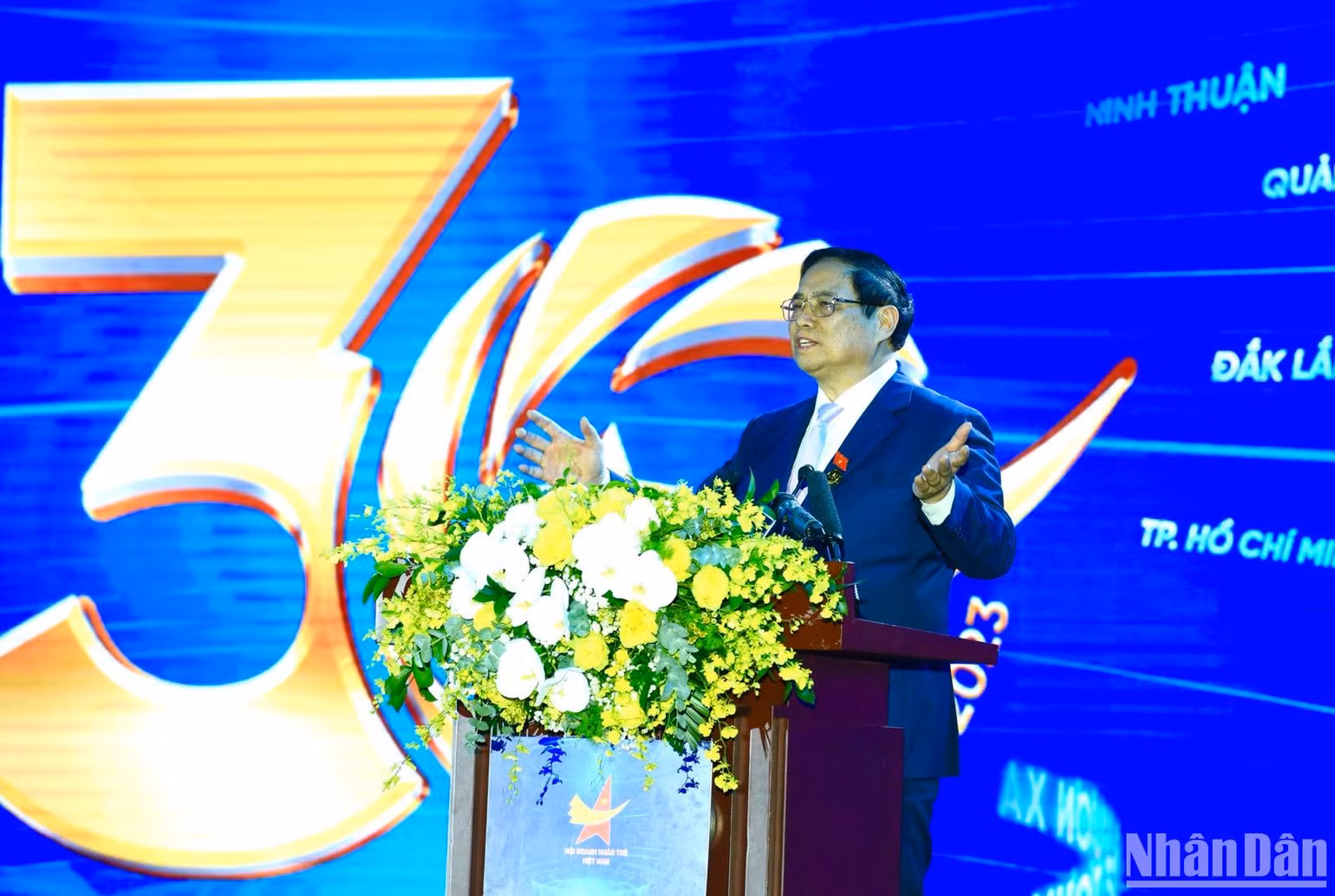 Thủ tướng Phạm Minh Chính phát biểu tại buổi lễ. (Ảnh: Trần Hải) Thủ tướng Phạm Minh Chính phát biểu tại buổi lễ. (Ảnh: Trần Hải)