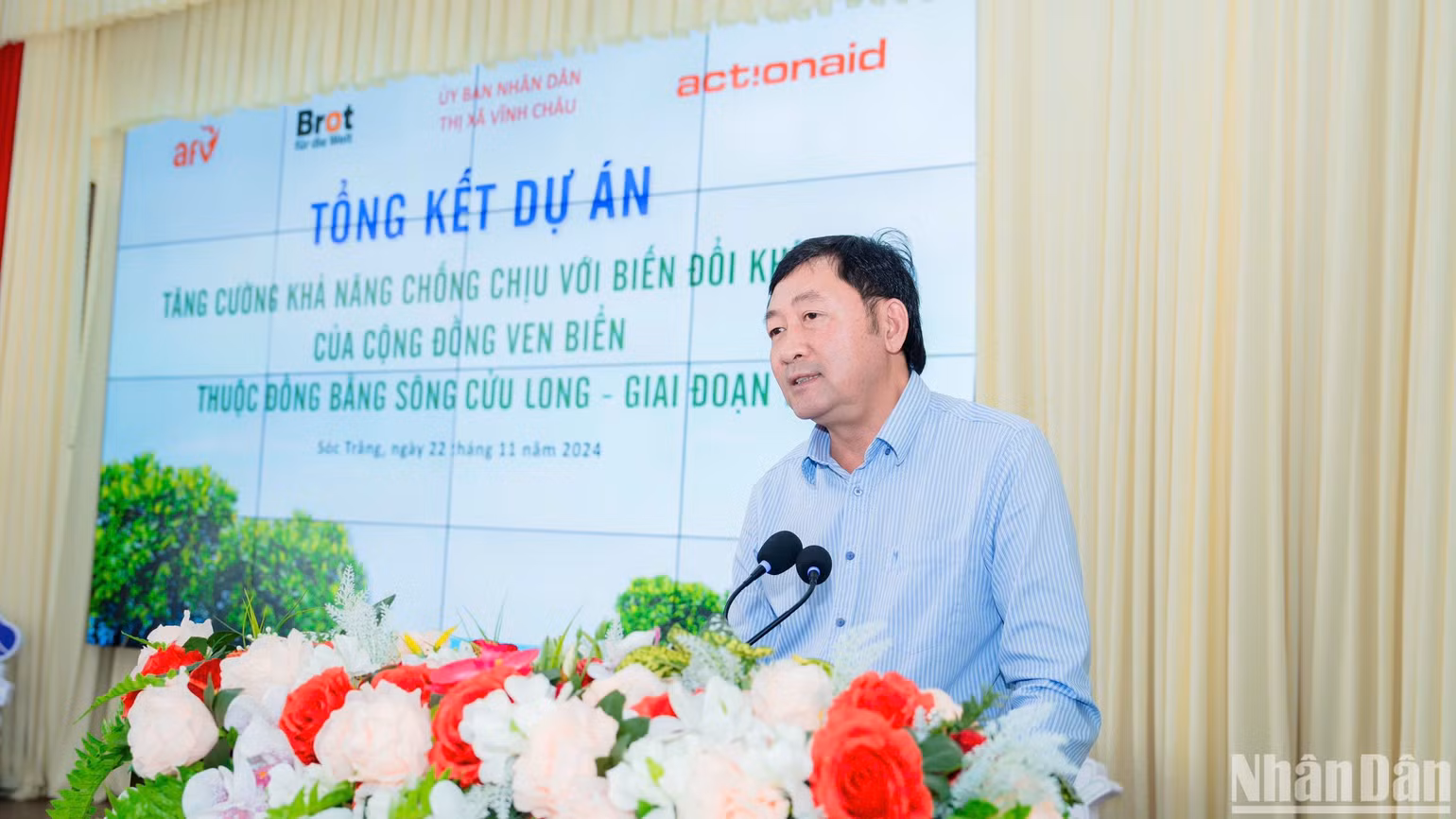Ông Trần Văn Khiêm, Phó Giám đốc Sở Nông nghiệp và Phát triển nông thôn tỉnh Sóc Trăng khẳng định hiệu quả từ dự án.