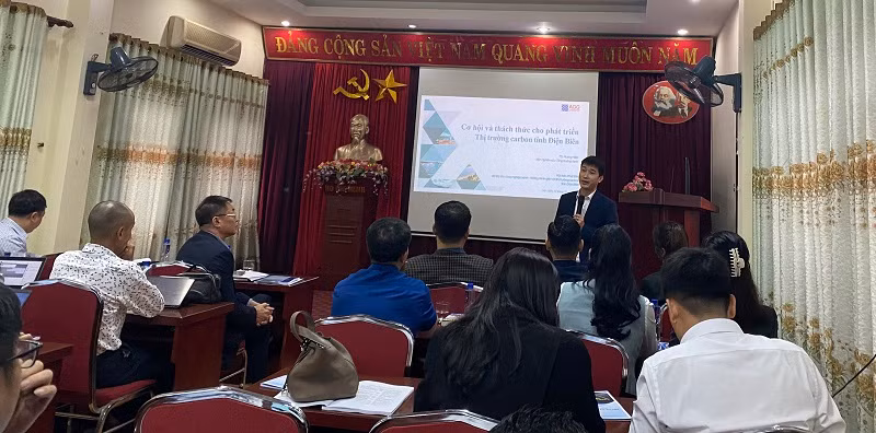 Chuyên gia đến từ Viện Nghiên cứu Tăng trưởng xanh đề cập cơ hội, thách thức cho phát triển thị trường tín chỉ carbon tỉnh Điện Biên. Chuyên gia đến từ Viện Nghiên cứu Tăng trưởng xanh đề cập cơ hội, thách thức cho phát triển thị trường tín chỉ carbon tỉnh Điện Biên.