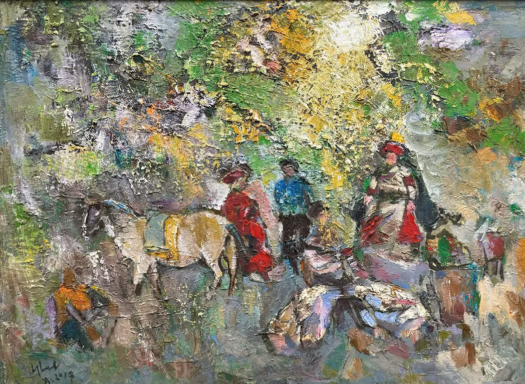 Trên nương.